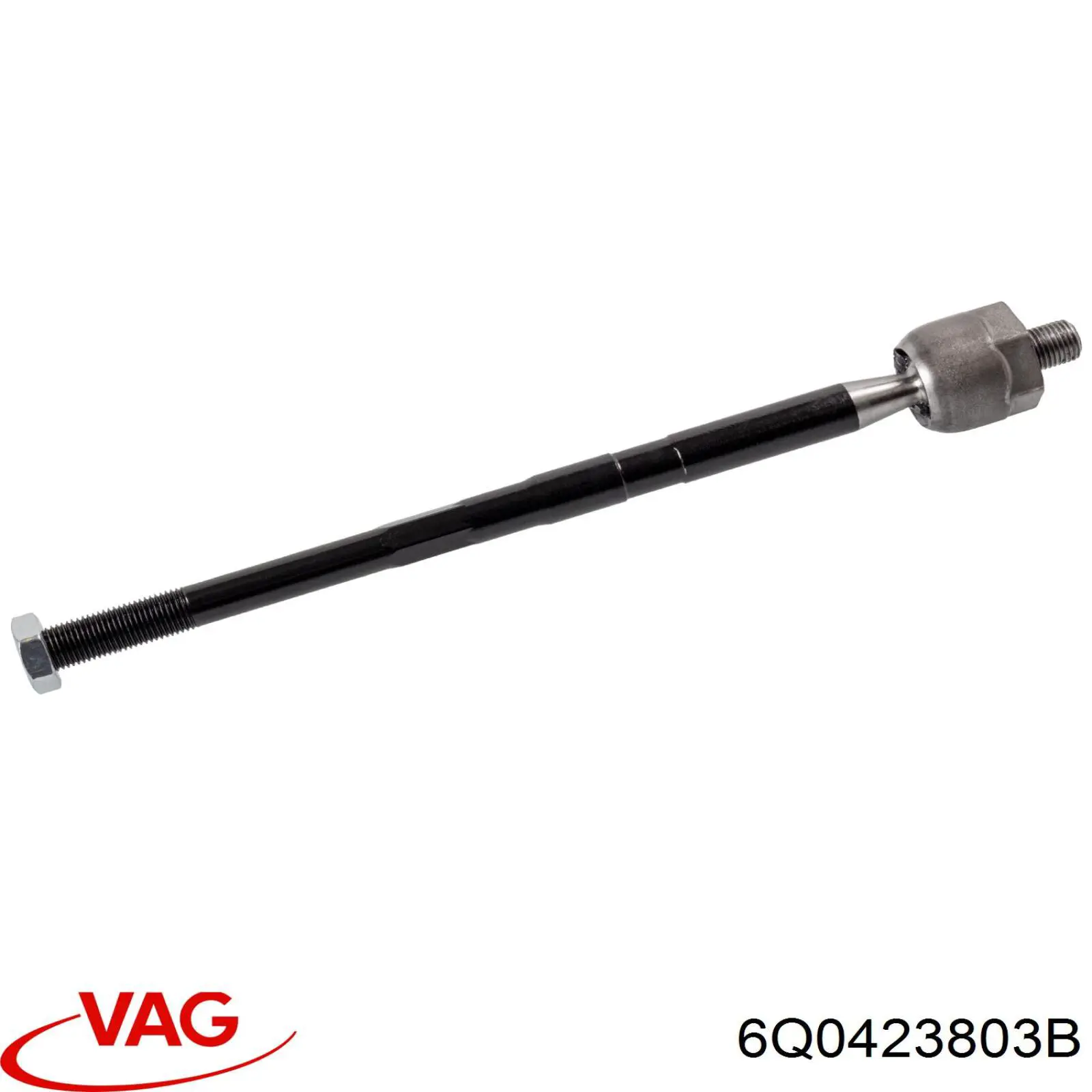 Тяга рульова в зборі, ліва 6Q0423803B VAG
