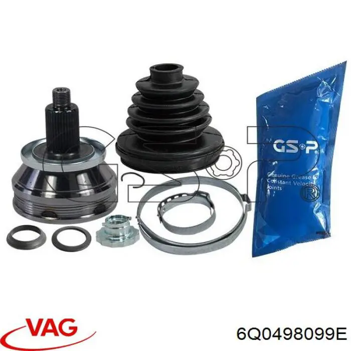 Купити 6Q0498099E VAG Шарнір приводу зовнішній