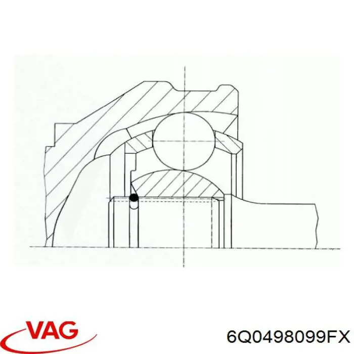 Граната колісна VAG 6Q0498099FX ціна, від 26.45 USD