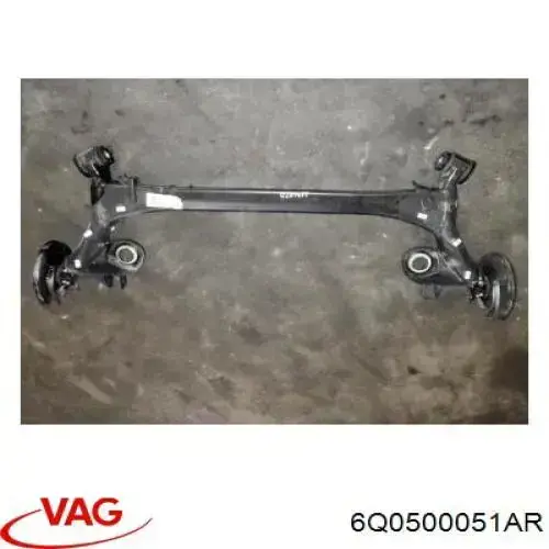 Балка задньої підвіски поперечна VAG 6Q0500051AR ціна, від 156.92 USD