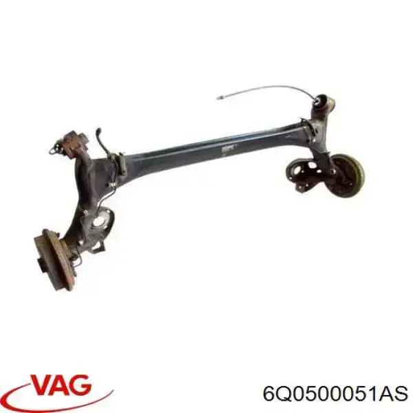 Купити 6Q0500051AS VAG Балка задньої підвіски, підрамник