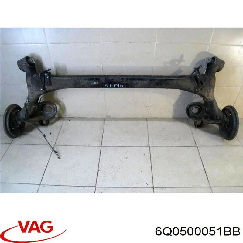 Балка задня 6Q0500051BB VAG