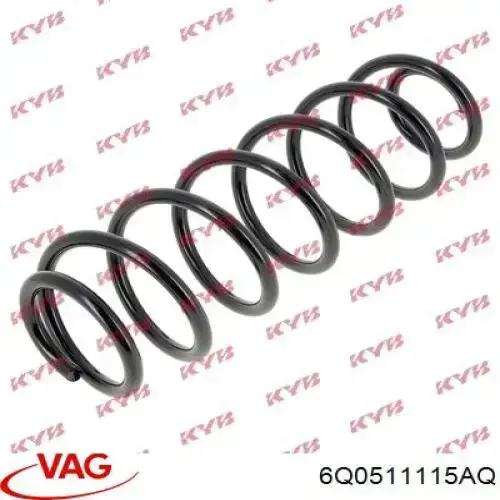 Пружина задня VAG 6Q0511115AQ ціна, від 25.33 USD