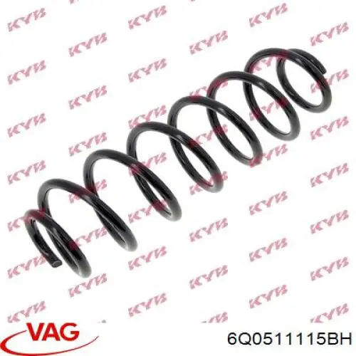 Пружина задня VAG 6Q0511115BH ціна, від 13.75 USD