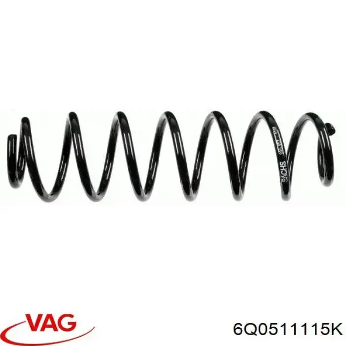 Купити 6Q0511115K VAG Задні пружини