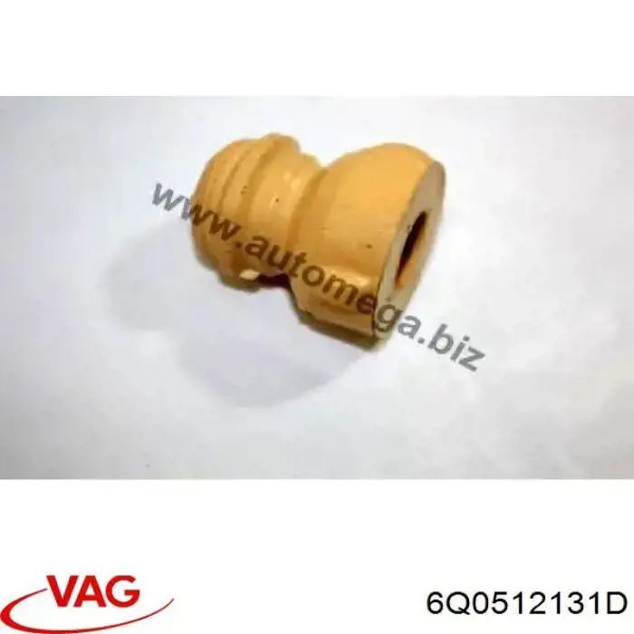 6Q0512131D VAG буфер-відбійник амортизатора заднього
