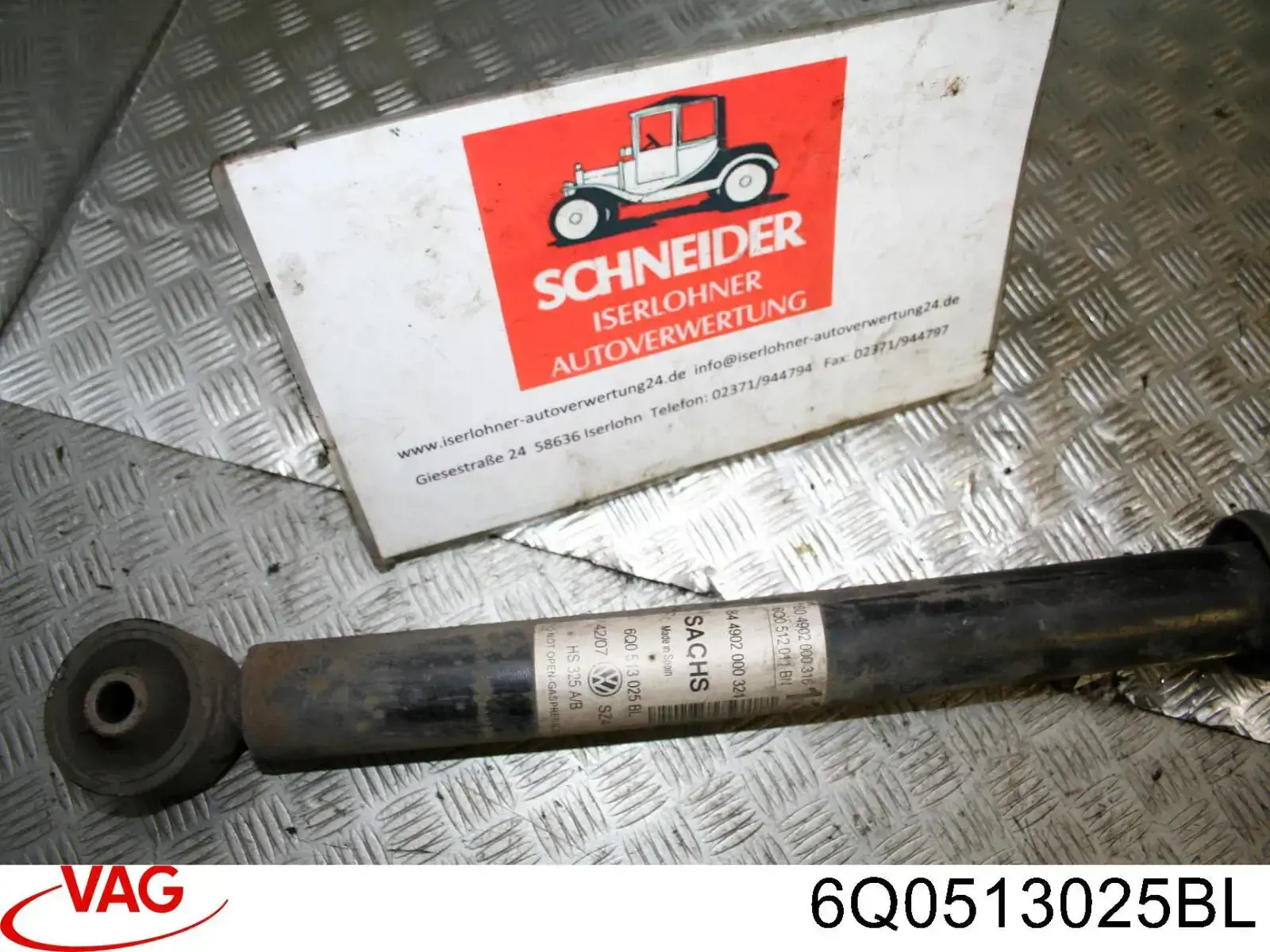  Амортизатор задній Volkswagen Polo 4