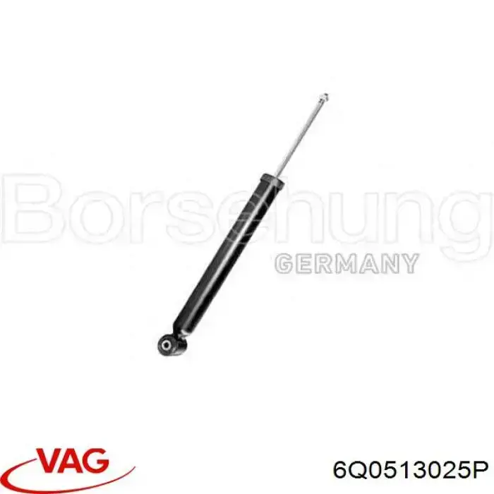 Купити 6Q0513025P VAG Стійка амортизатора задня