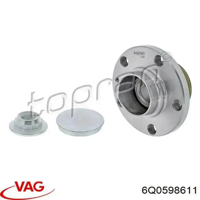 Задня маточина 6Q0598611 VAG