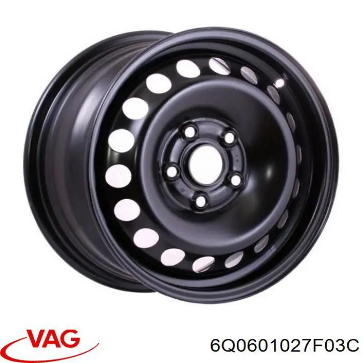 Диск колесний VAG 6Q0601027P03C ціна, від 35.40 USD