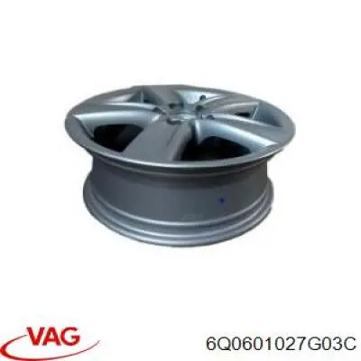 6Q0601027AF03C VAG Диски колісні (штамповані)