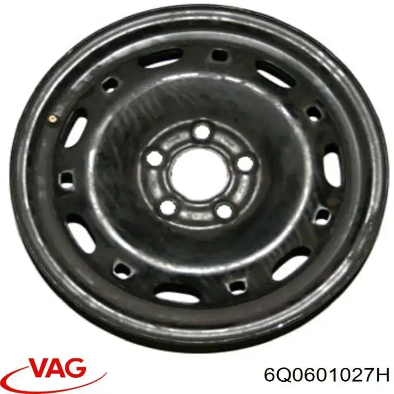 6Q0601027H VAG Диски колісні (штамповані)