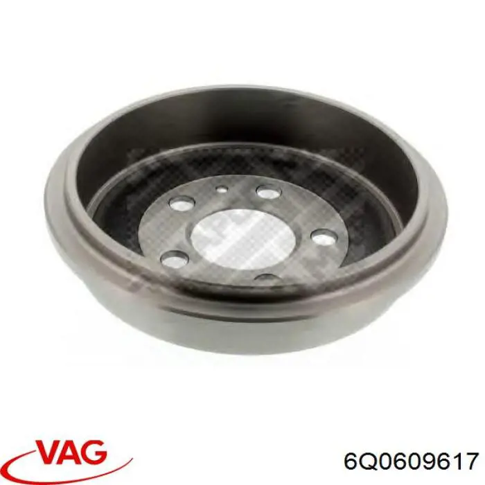 Барабан гальмівний задній 6Q0609617 VAG