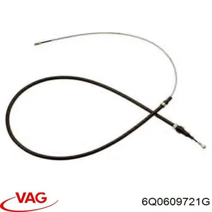 Трос ручного гальма задній, правий/лівий VAG 6Q0609721G ціна, від 7.90 USD