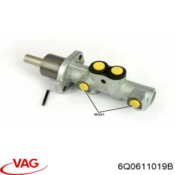 Циліндр головний гальма (Гідротормоз) VAG 6Q0611019B ціна, від 54.09 USD