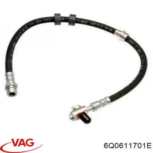 Шланг гальмівний передній VAG 6Q0611701E ціна, від 10.03 USD