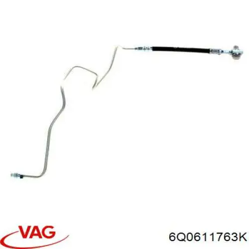 6Q0611763Q VAG Шланг гальмівний задній, лівий