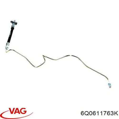 Шланг гальмівний задній, лівий VAG 6Q0611763Q ціна, від 16.23 USD
