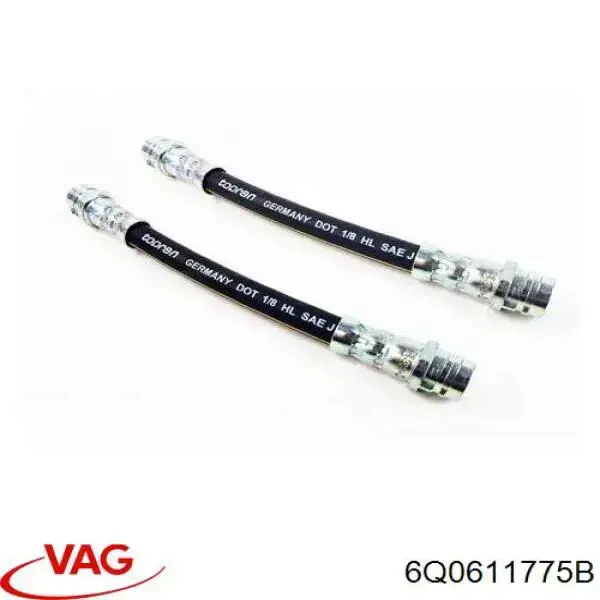 Шланг гальмівний задній 6Q0611775B VAG