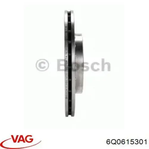 Гальмівні диски передні 6Q0615301 VAG