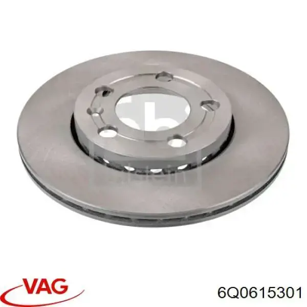 Диск переднього гальма VAG 6Q0615301 ціна, від 16.94 USD
