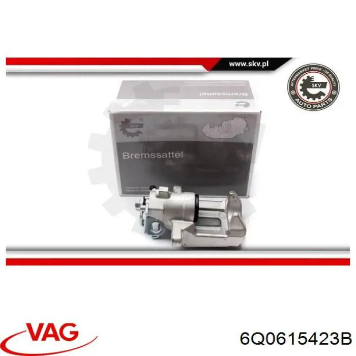 Задній гальмівний супорт лівий VAG 6Q0615423B