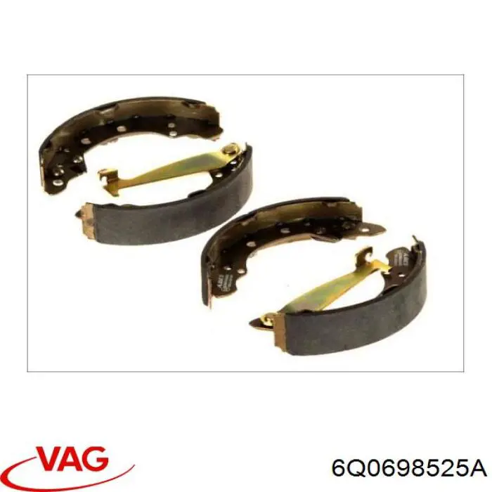 Колодки гальмові задні, барабанні 6Q0698525A VAG