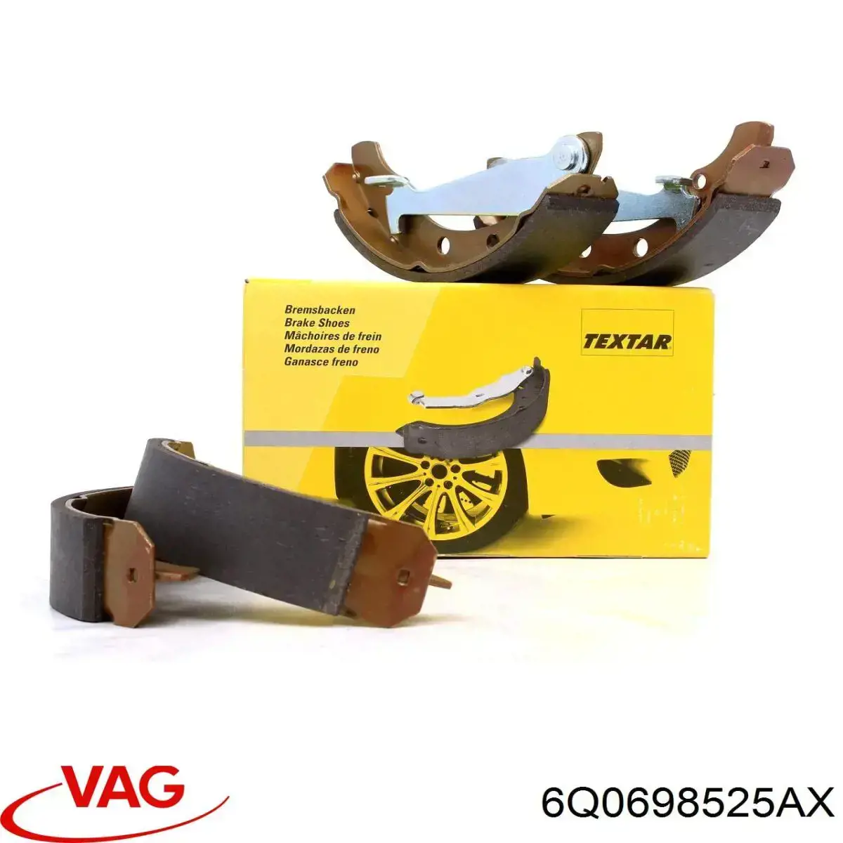 Колодки гальмові задні, барабанні VAG 6Q0698525AX ціна, від 17.58 USD