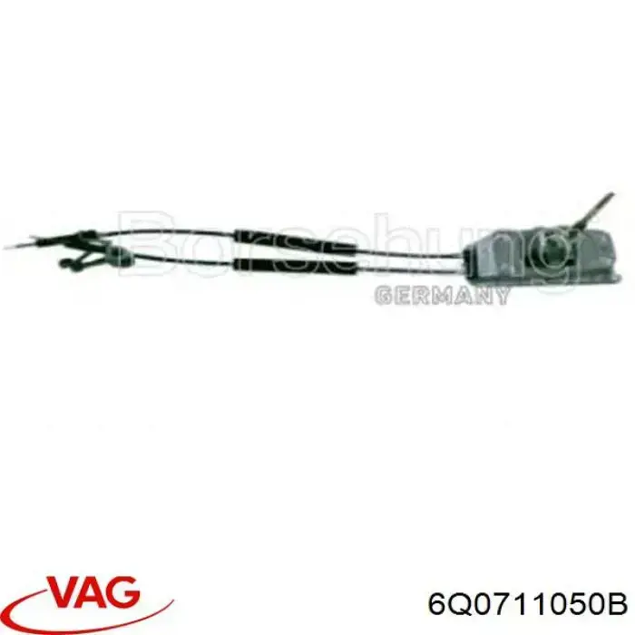 Куліса перемикання передач 6Q0711112B VAG
