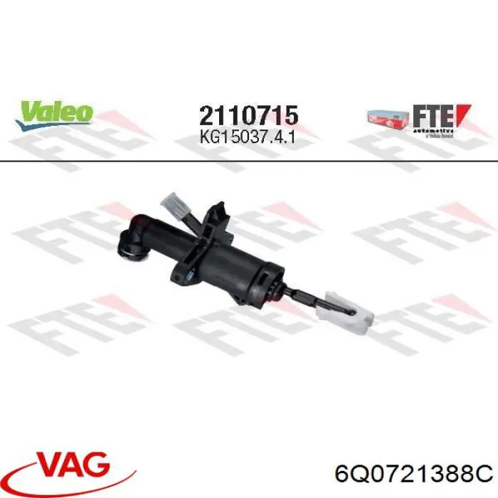 6Q0721388C VAG Циліндр зчеплення, головний