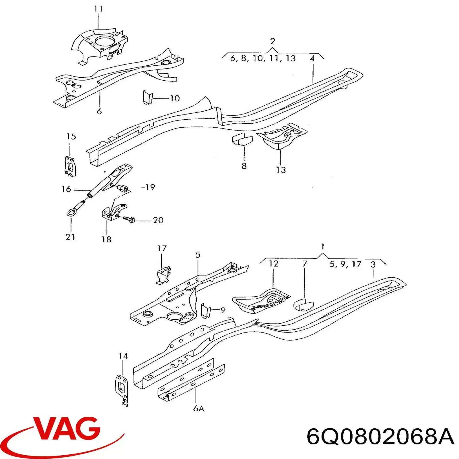  VAG 6R0802068 ціна, від 36.74 USD
