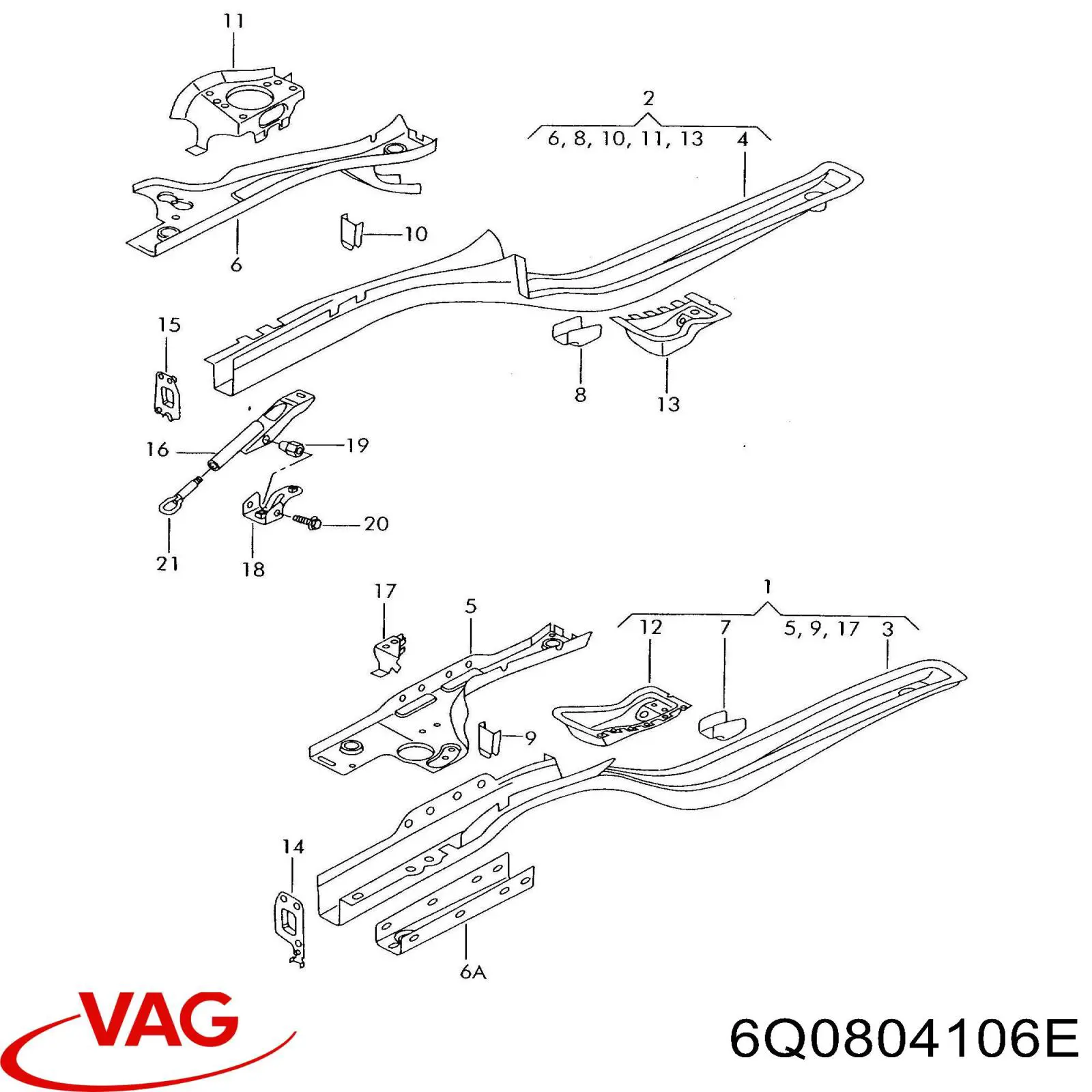 6Q0804106E VAG 