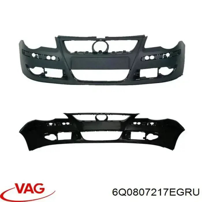 Купити 6Q0807217EGRU VAG Буфер (бампер) передній