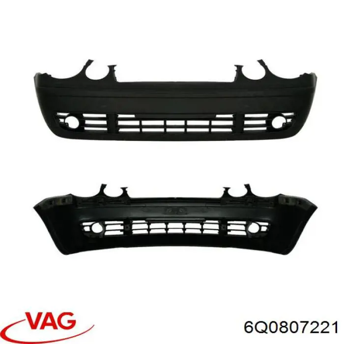 Купити 6Q0807221 VAG Буфер (бампер) передній