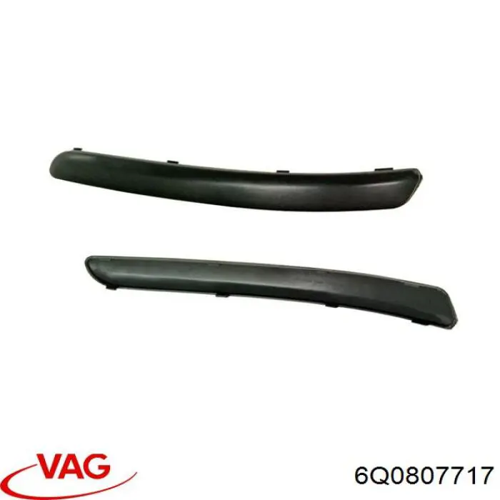Молдинг переднього бампера, лівий VAG 6Q0807717 ціна, від 7.15 USD