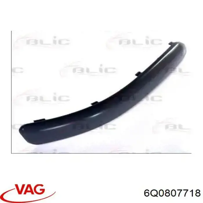 Молдинг переднього бампера, правий VAG 6Q0807718 ціна, від 4.69 USD