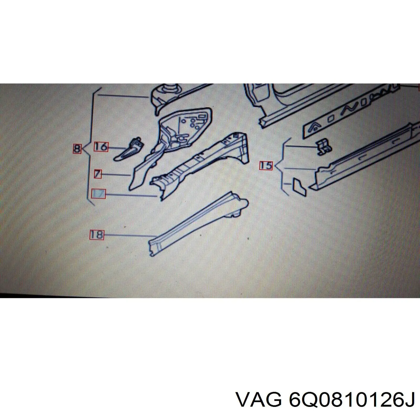  VAG 6Q0810126J ціна, від 71.25 USD