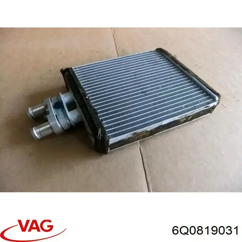 Радіатор пічки (обігрівача) VAG 6Q0819031 ціна, від 12.67 USD