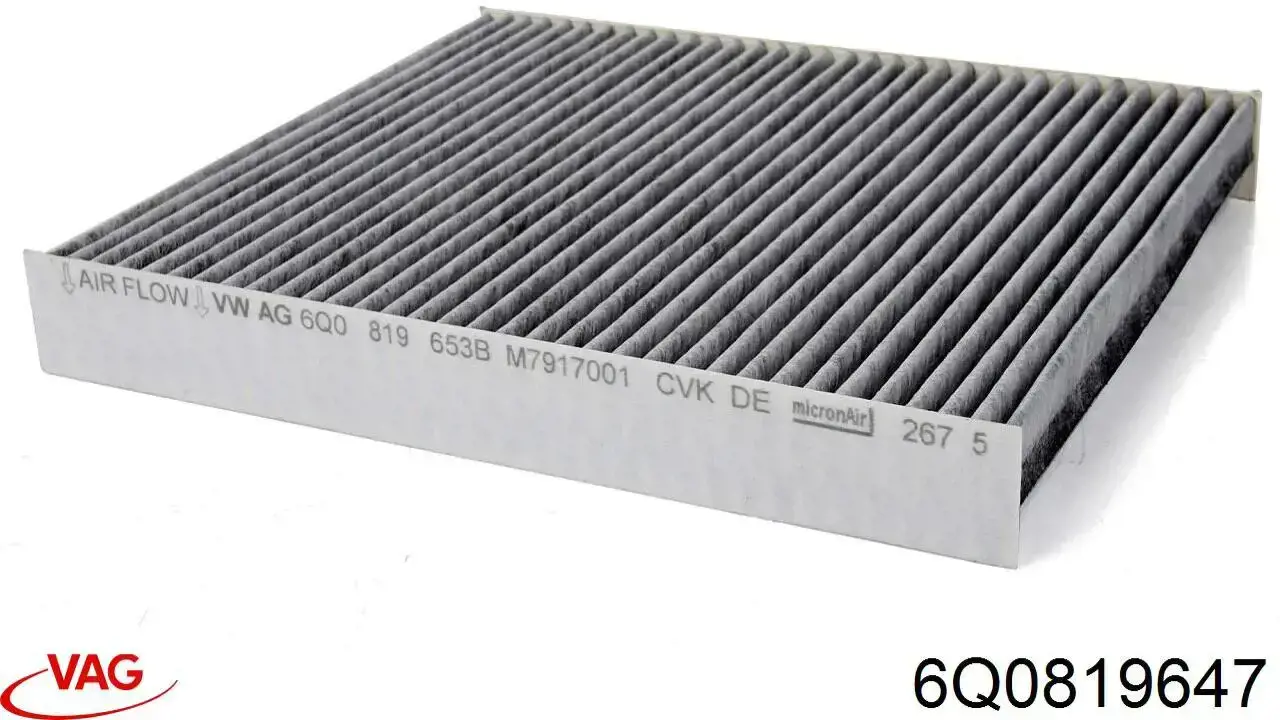 Рамка фільтра салону VAG 6Q0819647 ціна, від 10.50 USD