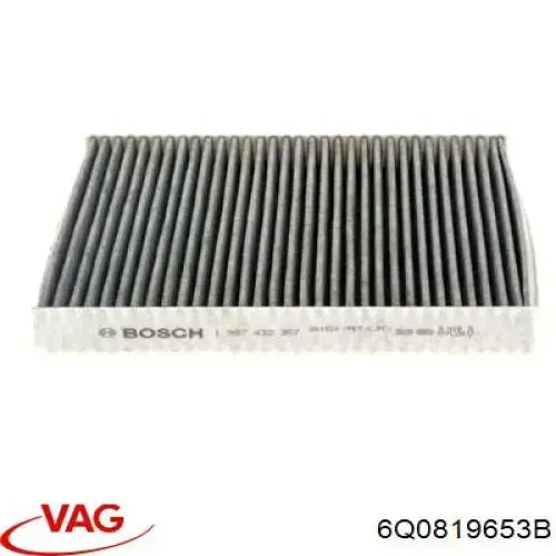 6Q0819653B VAG Внутрішньосалонний фільтр