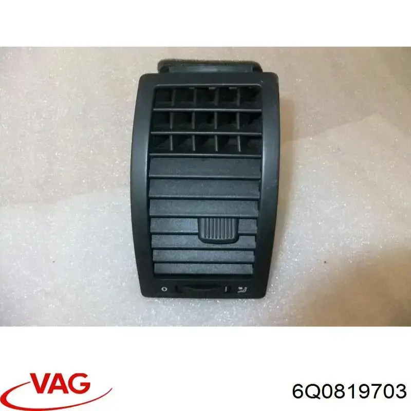 Решітка повітропровода ліва VAG 6Q0819703 ціна, від 9.12 USD