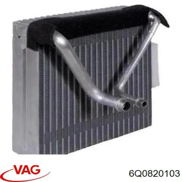 6Q0820103 VAG радіатор кондиціонера салонний, випарник