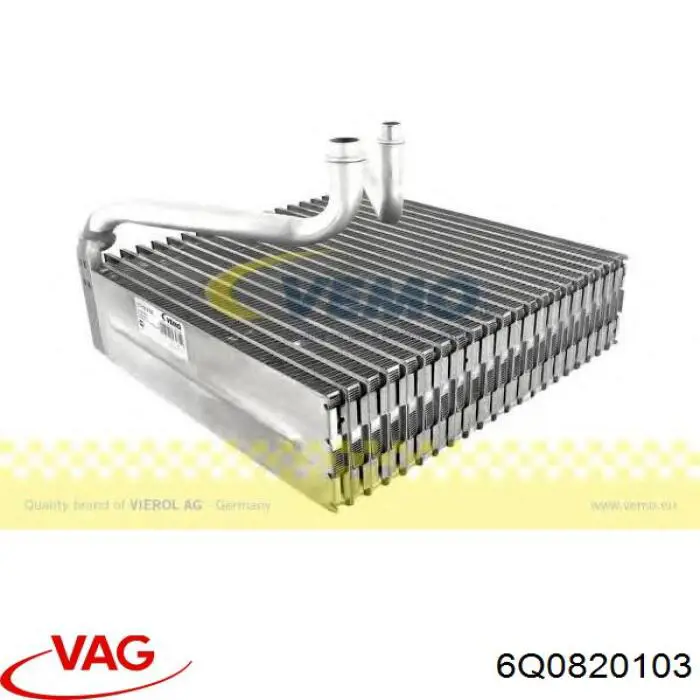Купити 6Q0820103 VAG Радіатор опалювача салону