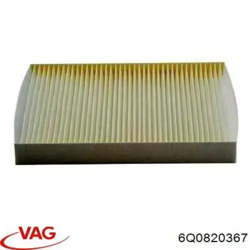 Купити 6Q0820367 VAG Фільтр салону вугільний