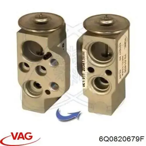 Купити 6Q0820679F VAG Клапан TRV, кондиціонера