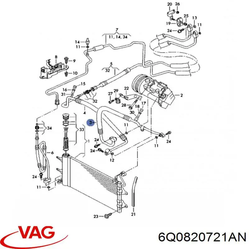  VAG 6Q0820721R ціна, від 13.50 USD