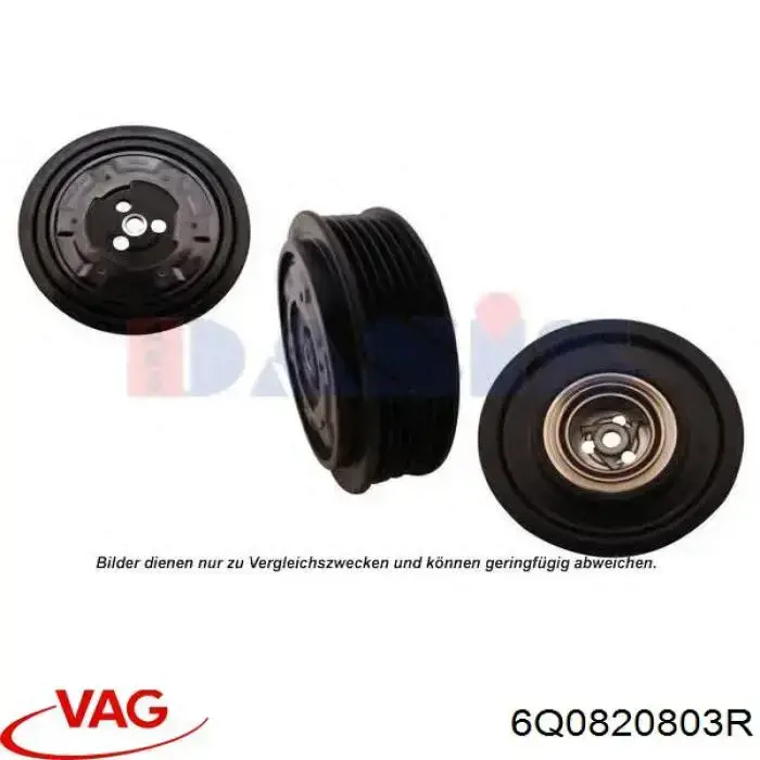 Купити 6Q0820803R VAG Компресор кліматичної установки