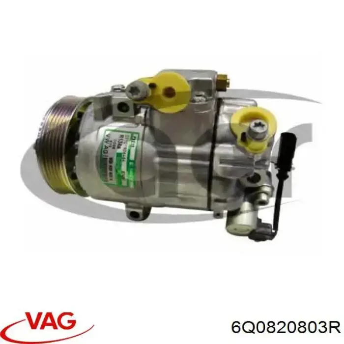 6Q0820803R VAG компресор кондиціонера