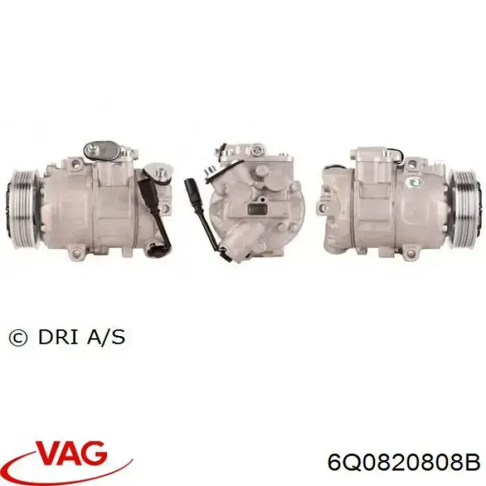 Купити 6Q0820808B VAG Компресор кліматичної установки
