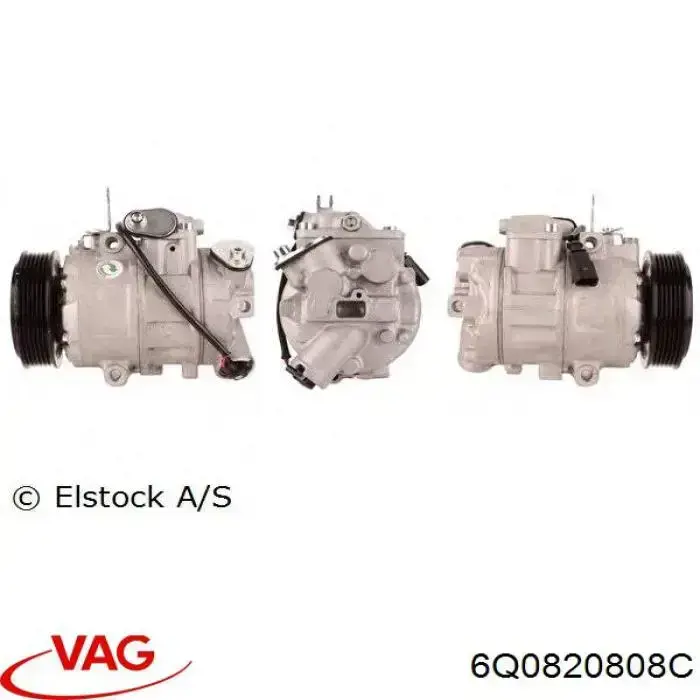 6Q0820808C VAG Компресор холодоагенту